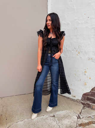 London Sheer Chiffon Dress