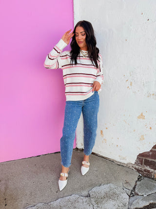 Gracyn Striped Sweater