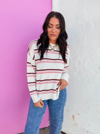 Gracyn Striped Sweater