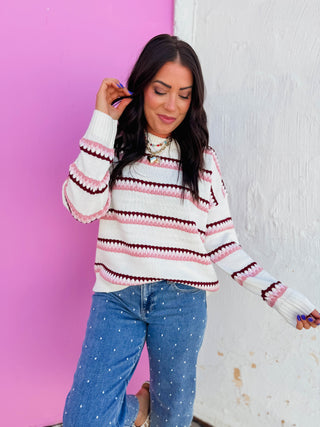 Gracyn Striped Sweater