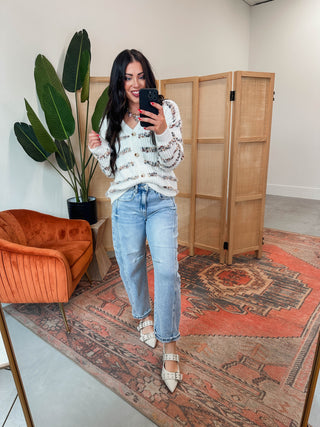 Opal Striped Cardigan