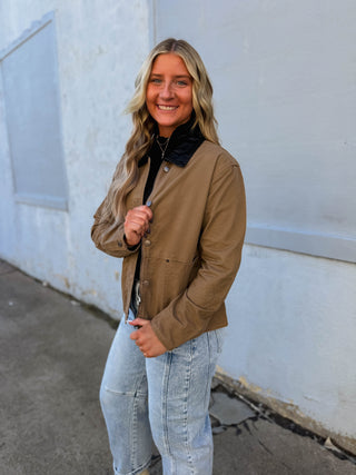 Zola Jacket-Toasted Coconut-Thread & Supply