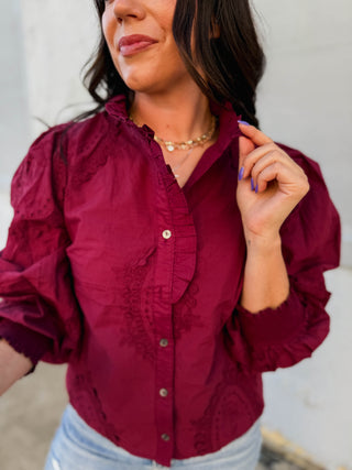 Valerie Embroidered Top