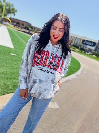 Nebraska Camo Oversized Hoodie