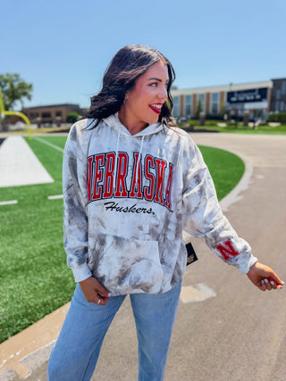 Nebraska Camo Oversized Hoodie