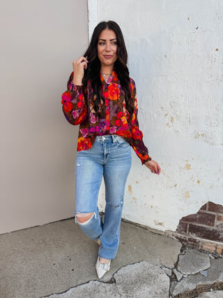 Jemma Floral Top