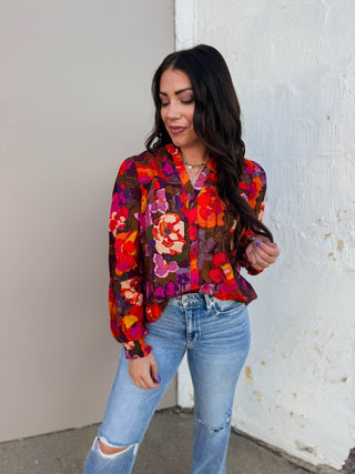 Jemma Floral Top