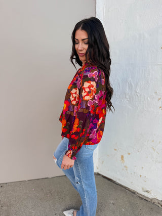 Jemma Floral Top