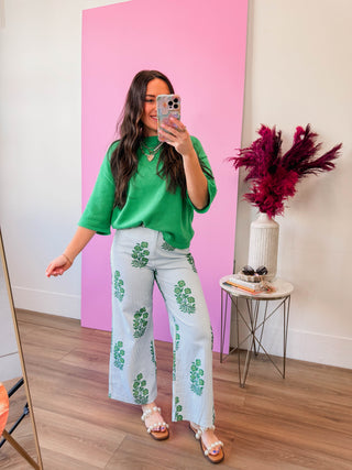 Garden Stroll Striped Pants