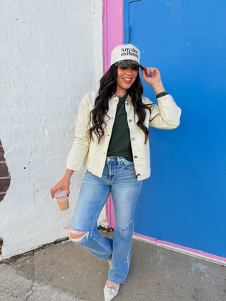 Zola Jacket-Ecru-Thread & Supply