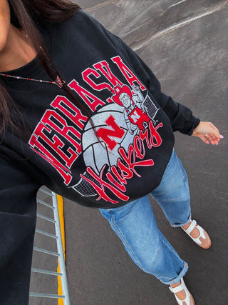 Nebraska All American Volleyball Crewneck