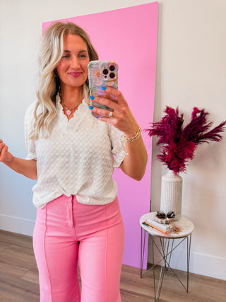 Susannah Top-Off White