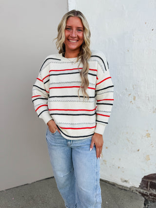 Hayden Striped Sweater