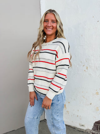 Hayden Striped Sweater