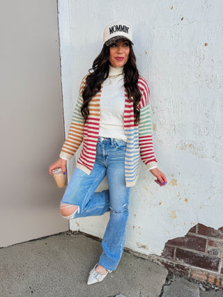 Piper Mock Neck Top-Ivory