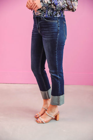 Waverly High Rise Cuffed Denim