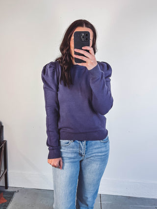 Izzie Sweater-Dark Purple