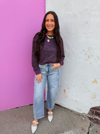Steph Pullover-Plum