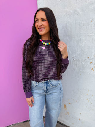 Steph Pullover-Plum