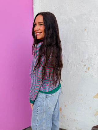 Skyler Striped Pullover