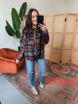 Joanna Plaid Shacket