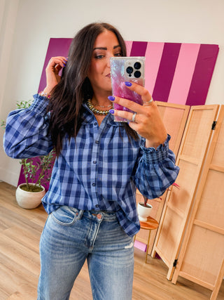 Lorie Plaid Top