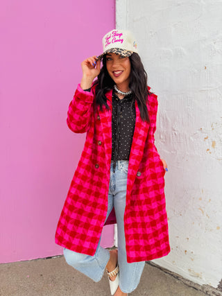 Lyla Houndstooth Jacket