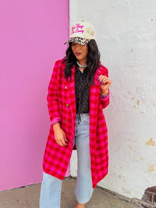 Lyla Houndstooth Jacket