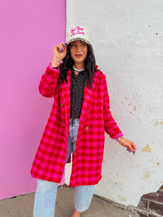 Lyla Houndstooth Jacket