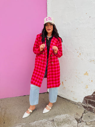 Lyla Houndstooth Jacket