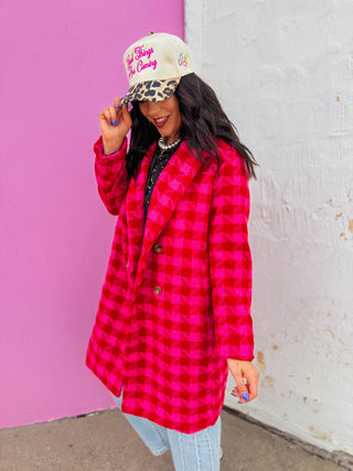 Lyla Houndstooth Jacket