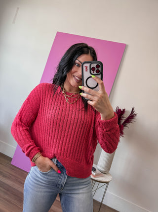 Reagan Sweater-Berry