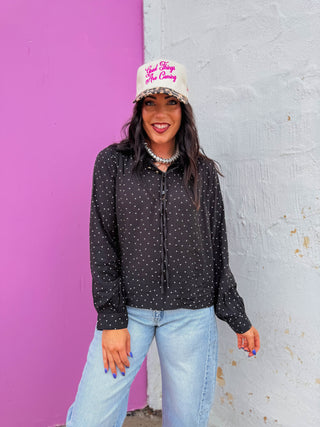 Mila Polka Dot Top