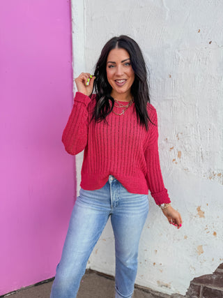 Reagan Sweater-Berry