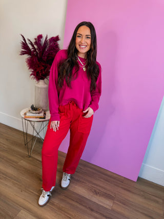 On Trend Barrel Pants