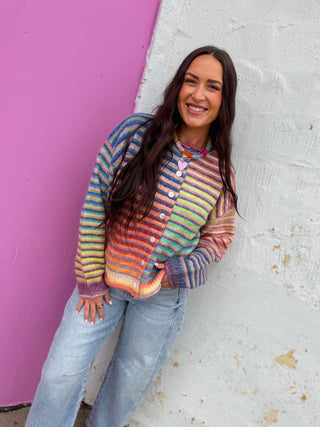 Rainbow Rush Cardigan