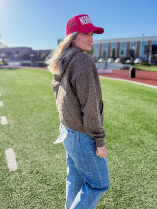 Nebraska Cornhuskers Leopard Hoodie