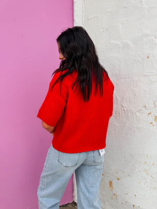 Keersten Button Down Knit Top
