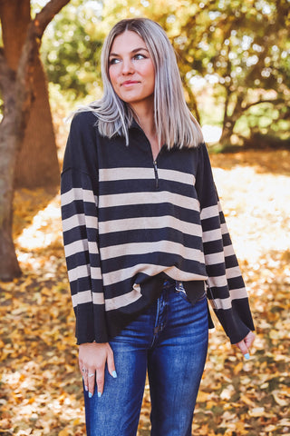 Dacey Striped Sweater