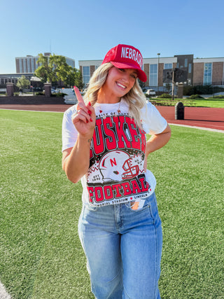 Husker Football Max Collegiate Tee