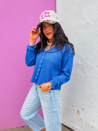 Lucy Waffle Knit Top