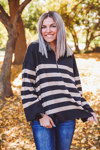 Dacey Striped Sweater