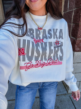 Nebraska Vinton Oversized Crewneck