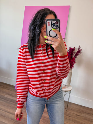 Love Struck Striped Cardigan