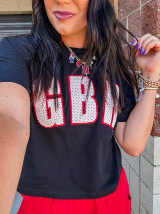 GBR Polka Dot Sewn Crop Tee
