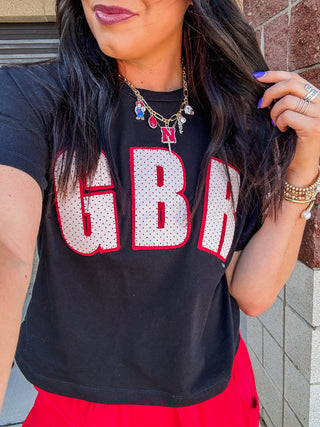 GBR Polka Dot Sewn Crop Tee