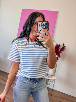 Tara Striped Tee