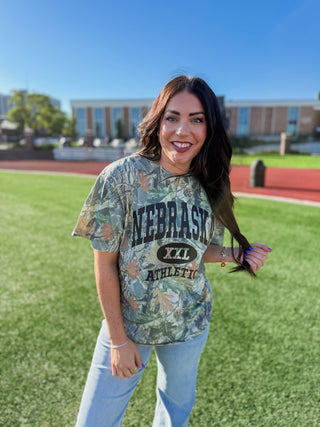 Nebraska Athletics Camo Tee
