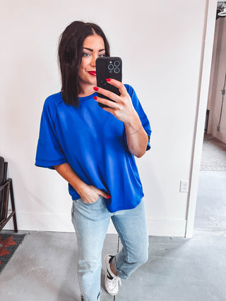 Cami Tee-Royal Blue