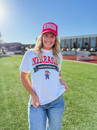 Nebraska Cornhuskers Banner Herbie Tee